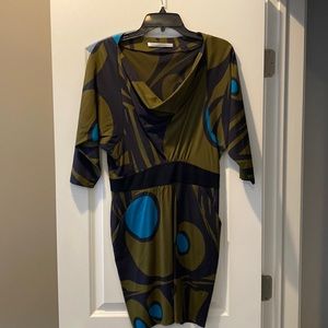DVF silk dress
